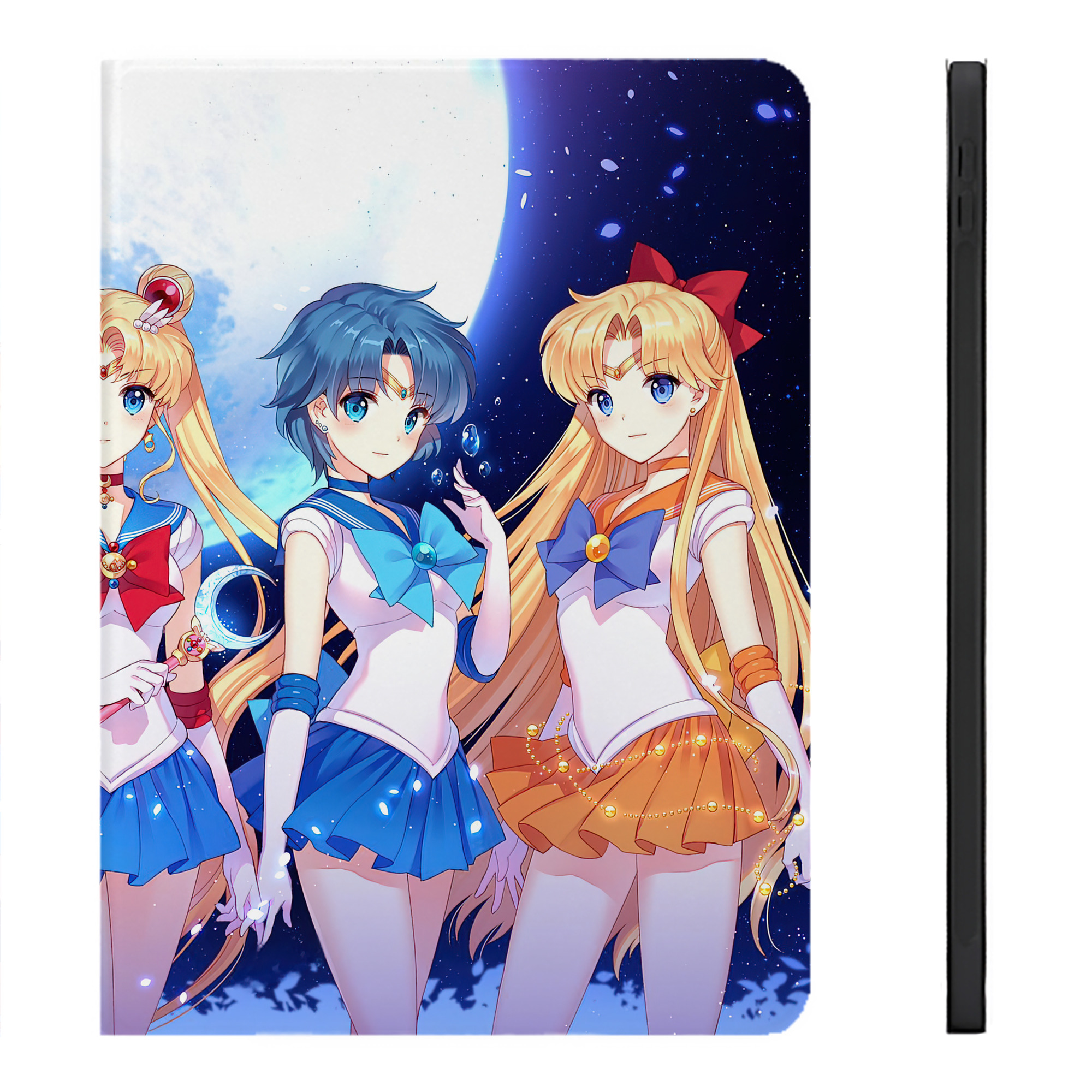 （画像用） 美少女戦士セーラームーン Sailor Moon IPadケース ペンホルダー付き ブックスタイルデザイン